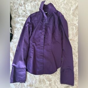 New York & Company Deep Purple Shirt
